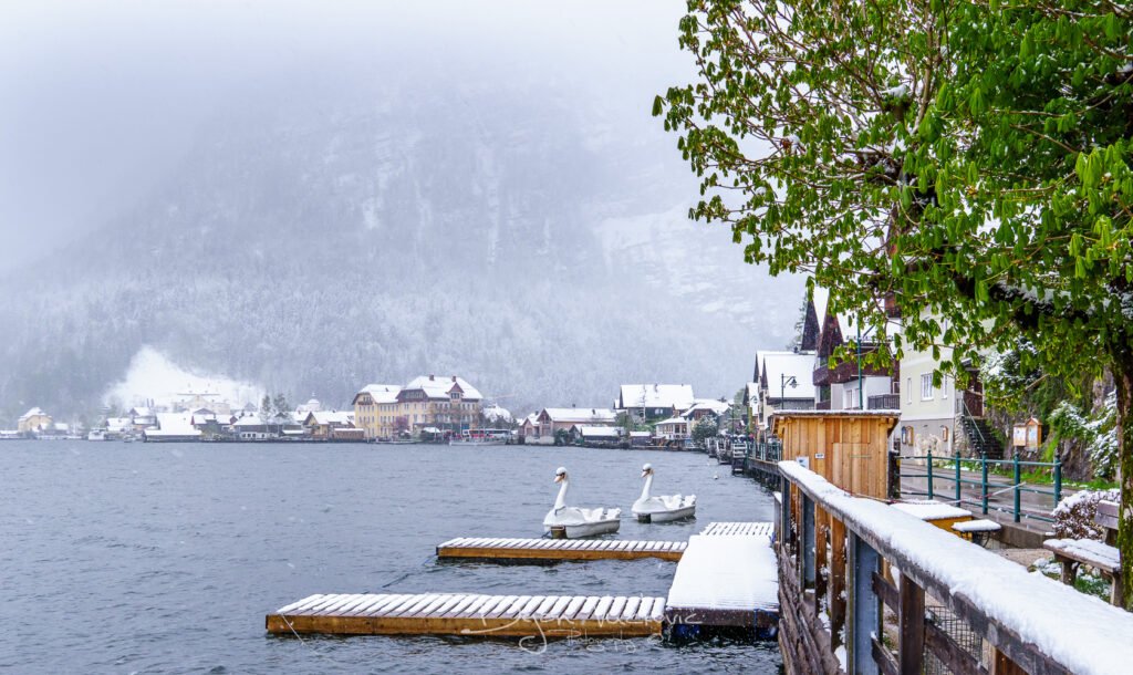 Snežni Halštat (Hallstatt)